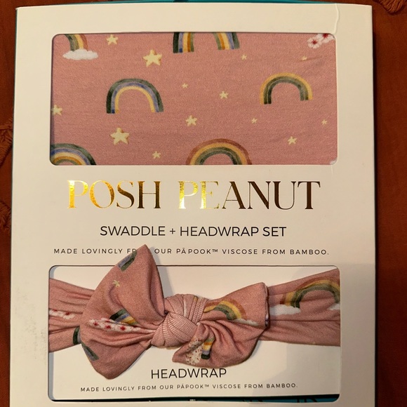 Posh Peanut Shay Swaddle and Headband Set - Picture 1 of 2